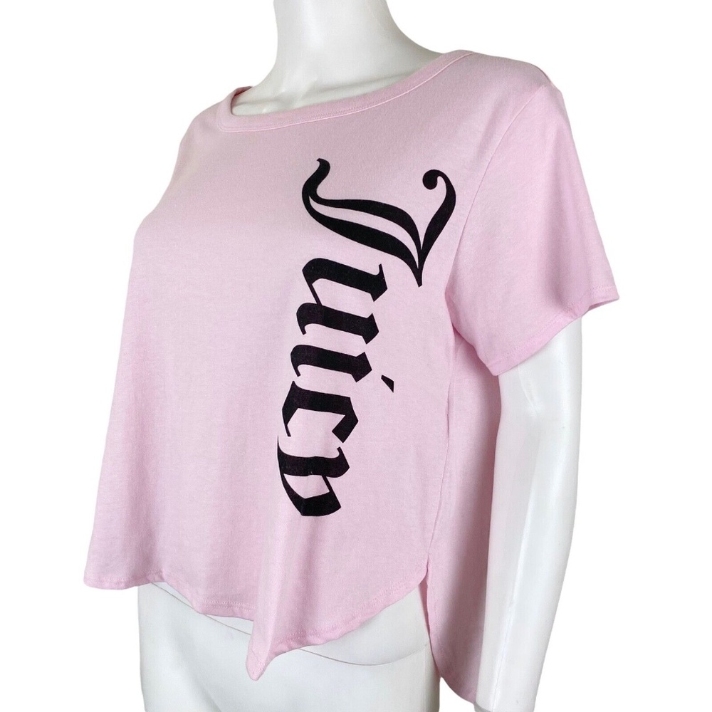 Juicy Couture Pink Cropped Pajama Shirt